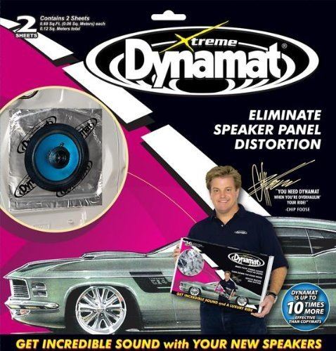 Dynamat DYN10415 - Xtreme Car Speaker Kit 10" x 10" x 2 Sheets Car Sound Proofing Deadening Mat