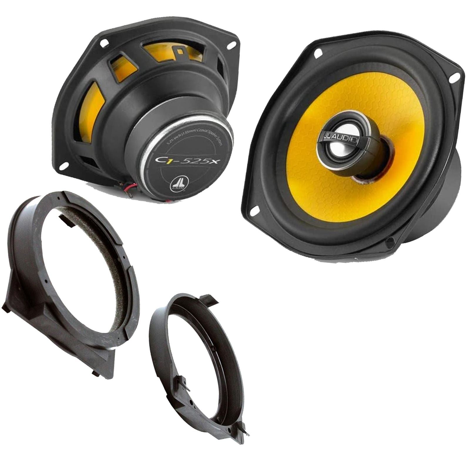 JL Audio C1-525X 2-Way 130mm/13cm/5.25" Coaxial Speakers (Per Pair 450 Watts) Fits Honda Jazz <-2008
