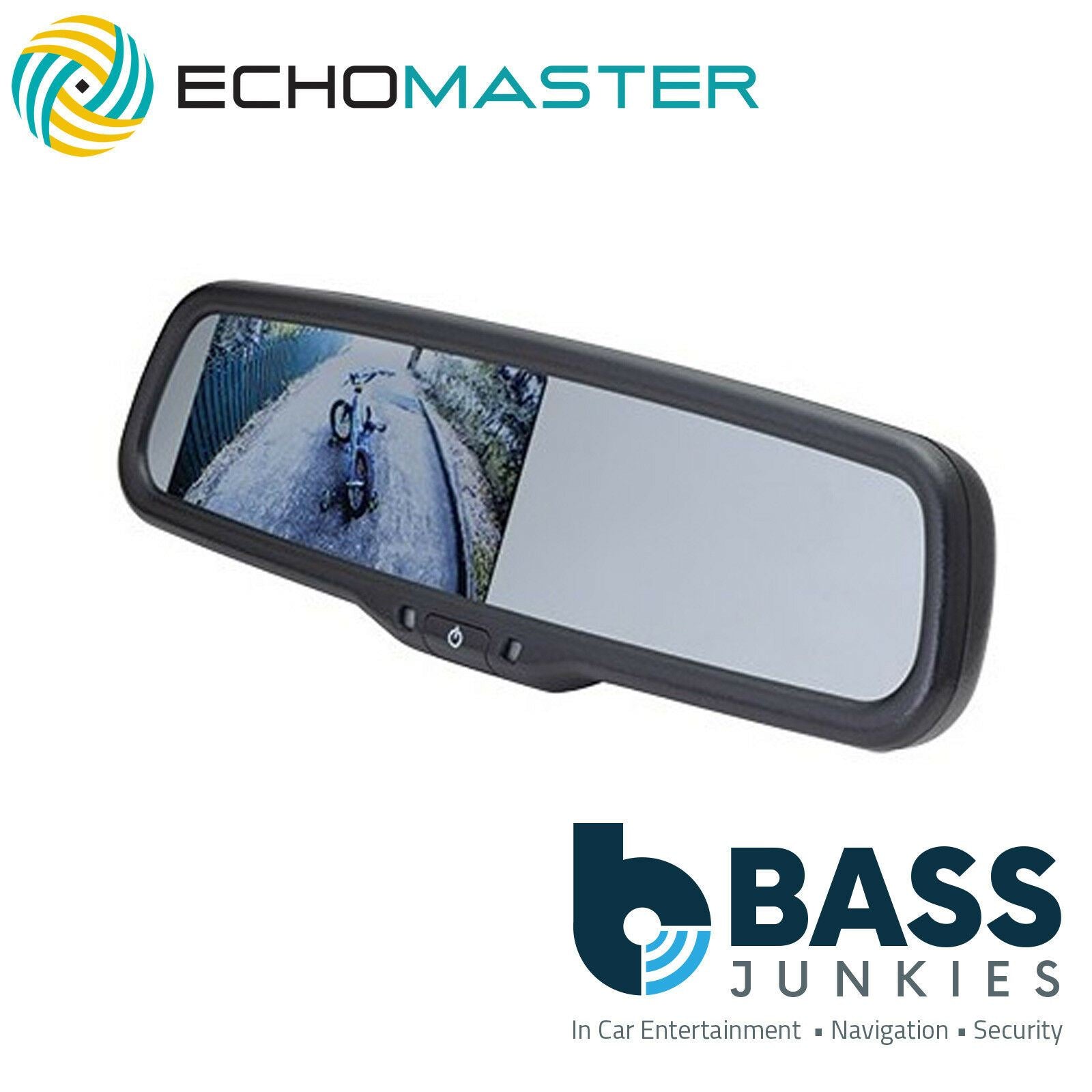 Echomaster MM-4320 - Car Replacement Rear View Mirror with 4.3" Monitor
