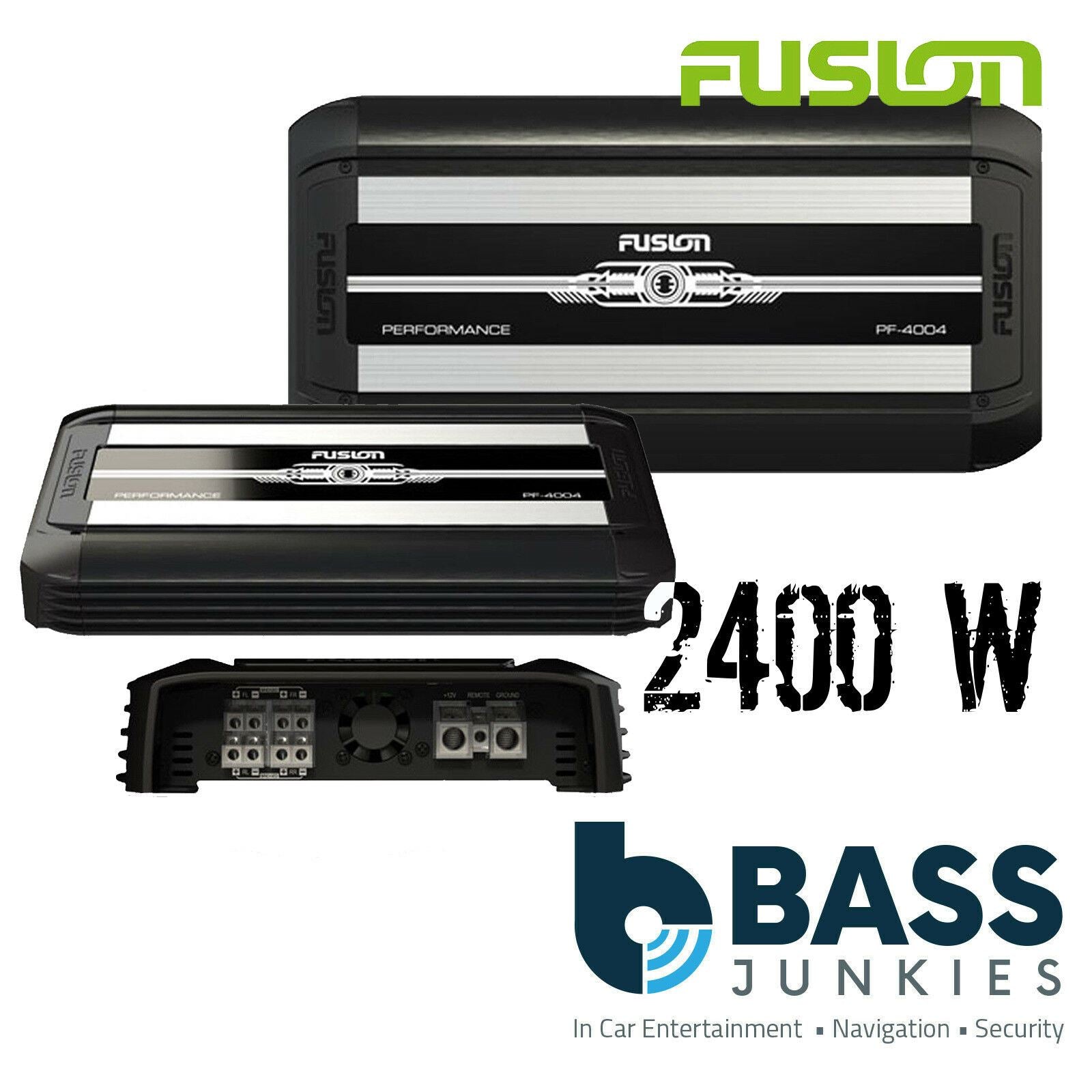 Fusion PF-8003D 3 Channel 2400W Watts Class D Car Stereo Audio Amplifier Amp