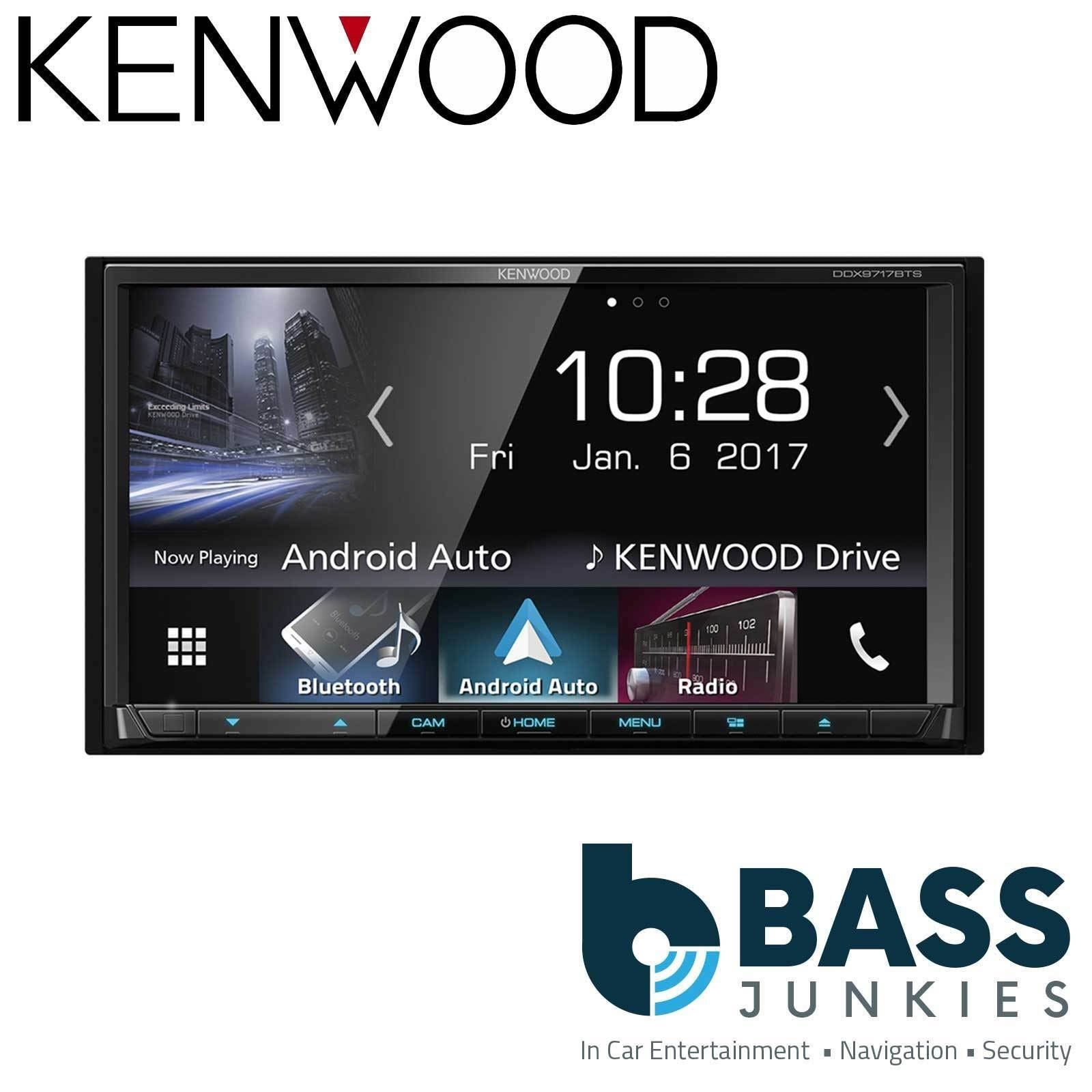Kenwood DDX-9717BTS - 7” DVD CD MP3 USB Apple Carplay Android Auto Bluetooth AV Car Stereo Radio Tuner Player & Reverse Camera