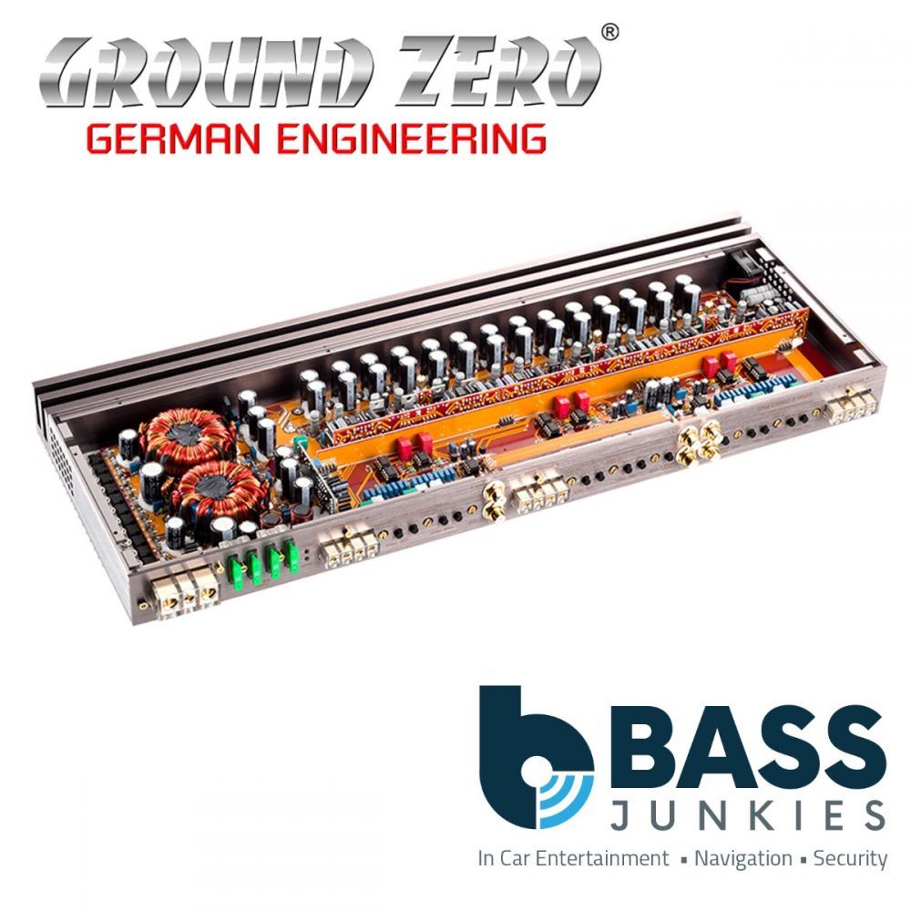 Ground Zero GZUA 6.200SQ-PLUS - 6 Channel Sound Quality amplifier - 1400 Watt Max
