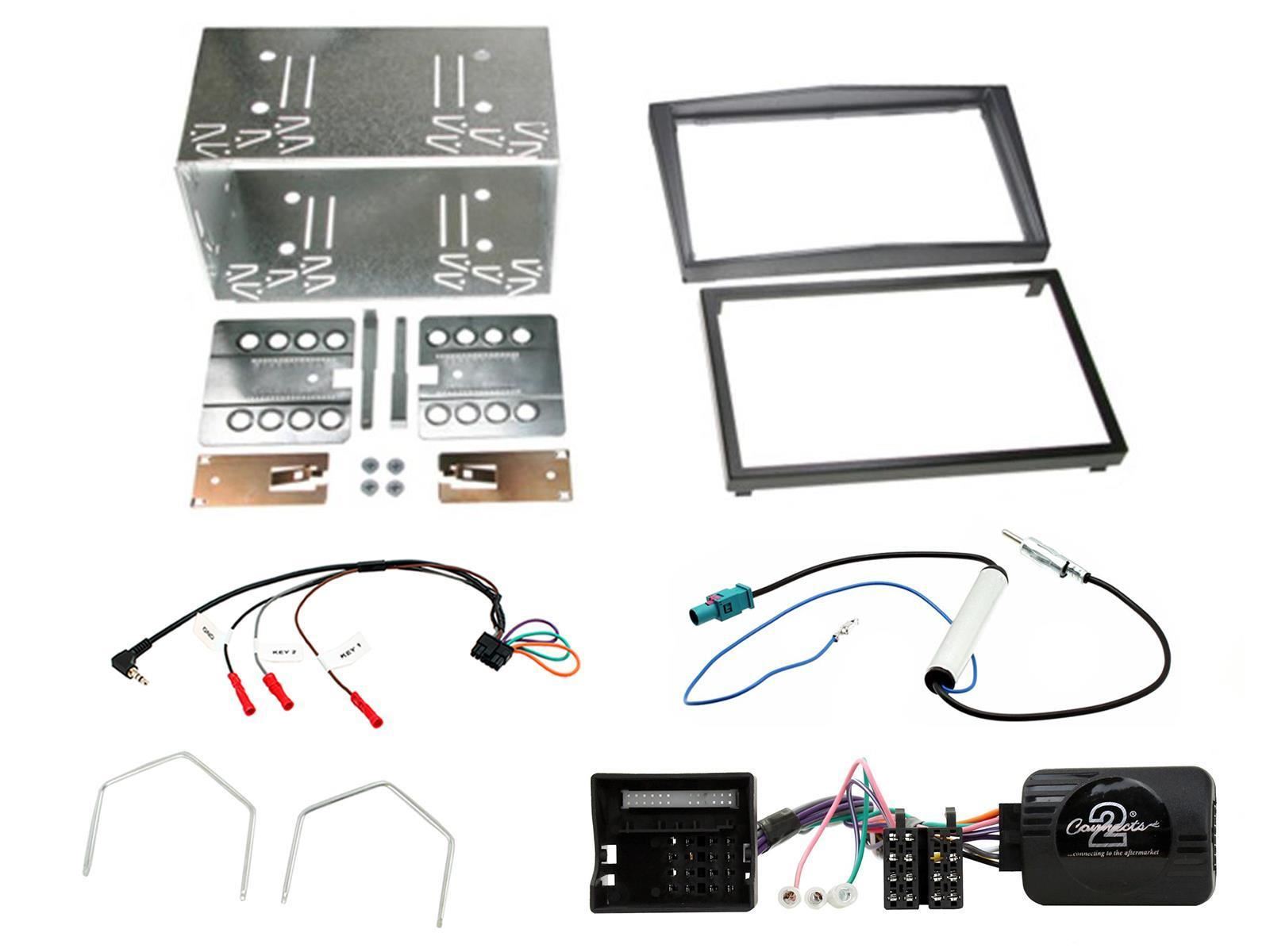 Connects2 CTKVX33 - Vauxhall Antara Astra Corsa Double Din Fascia Installation Kit