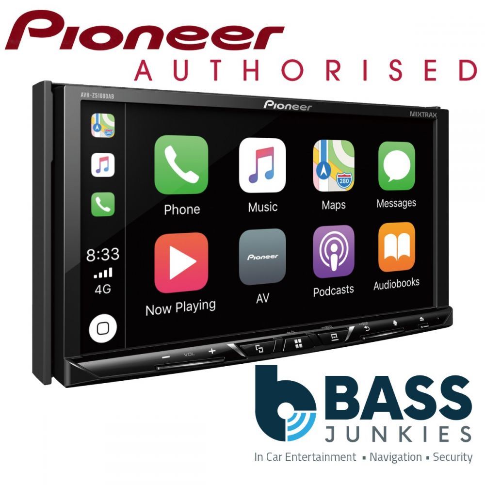 Pioneer AVH-Z5200DAB - 7" Double Din Carplay WAZE DVD DAB Bluetooth iPhone Android Car radio Stereo Player