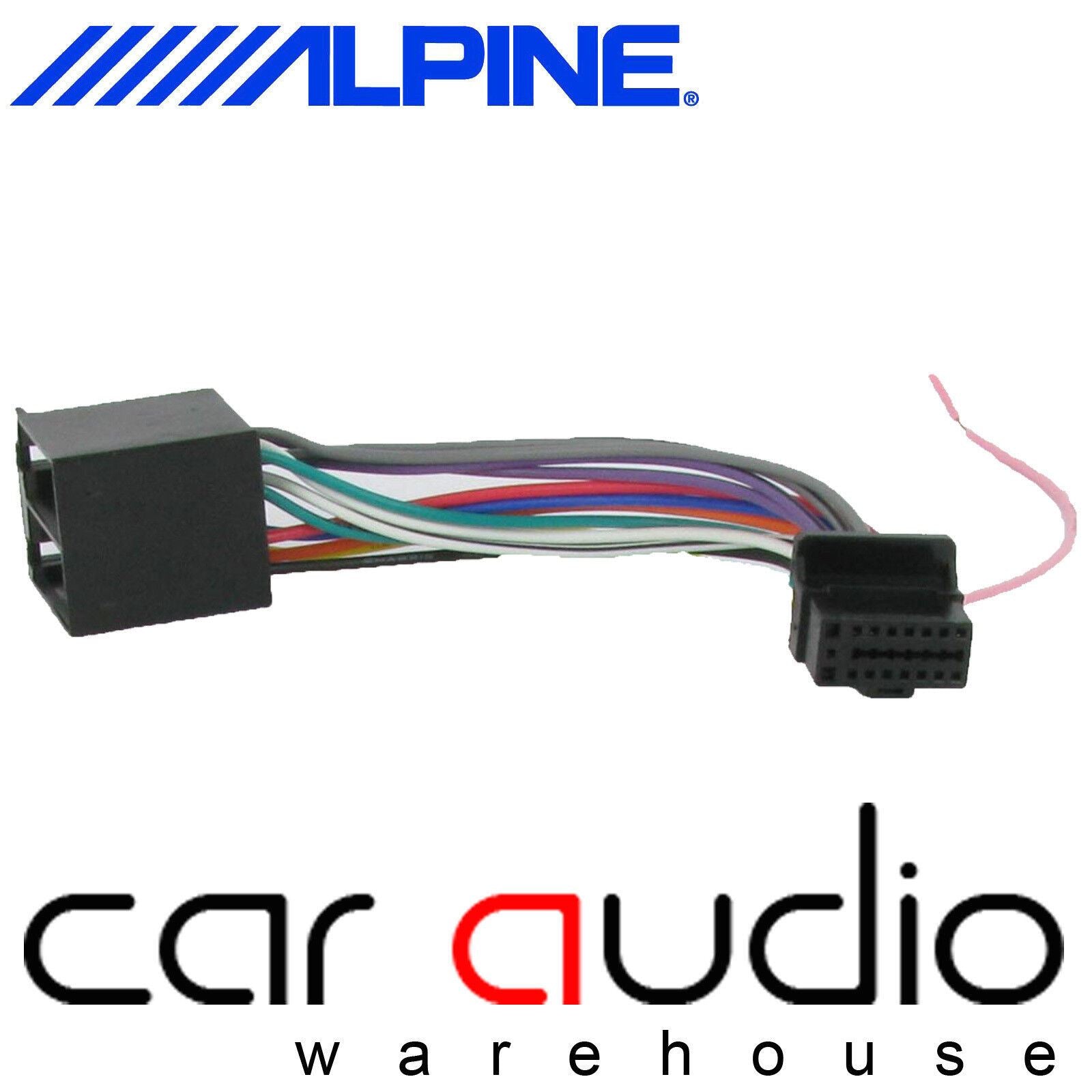 Connects2 CT21AL01 - Alpine 16 PIN Car Stereo Radio ISO Replacement Wiring Loom Harness Cable Lead
