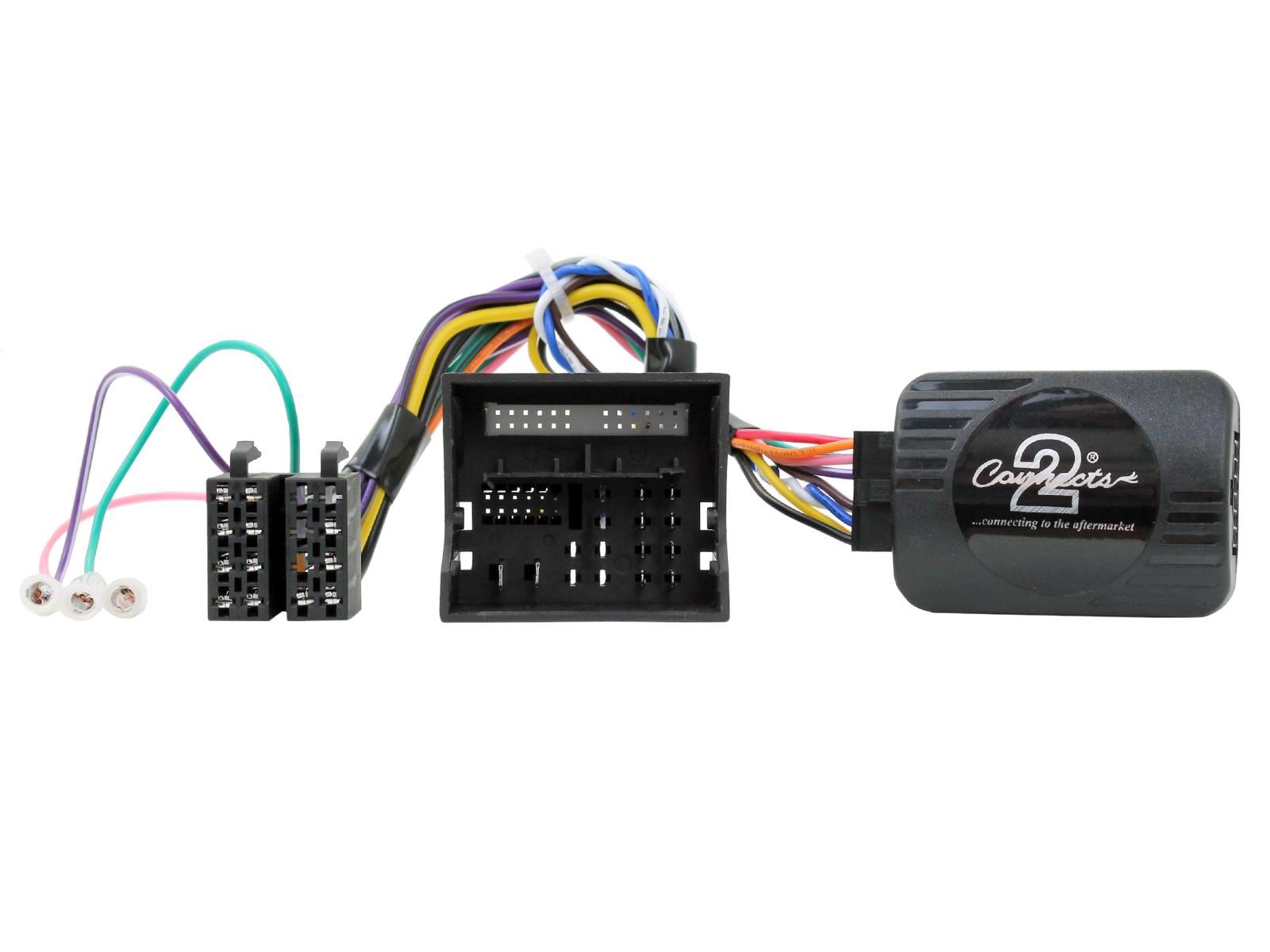 Connects2 CTKAU07 Audi A1 2010 On Car Stereo Double Din Fascia Steering Stalk Interface