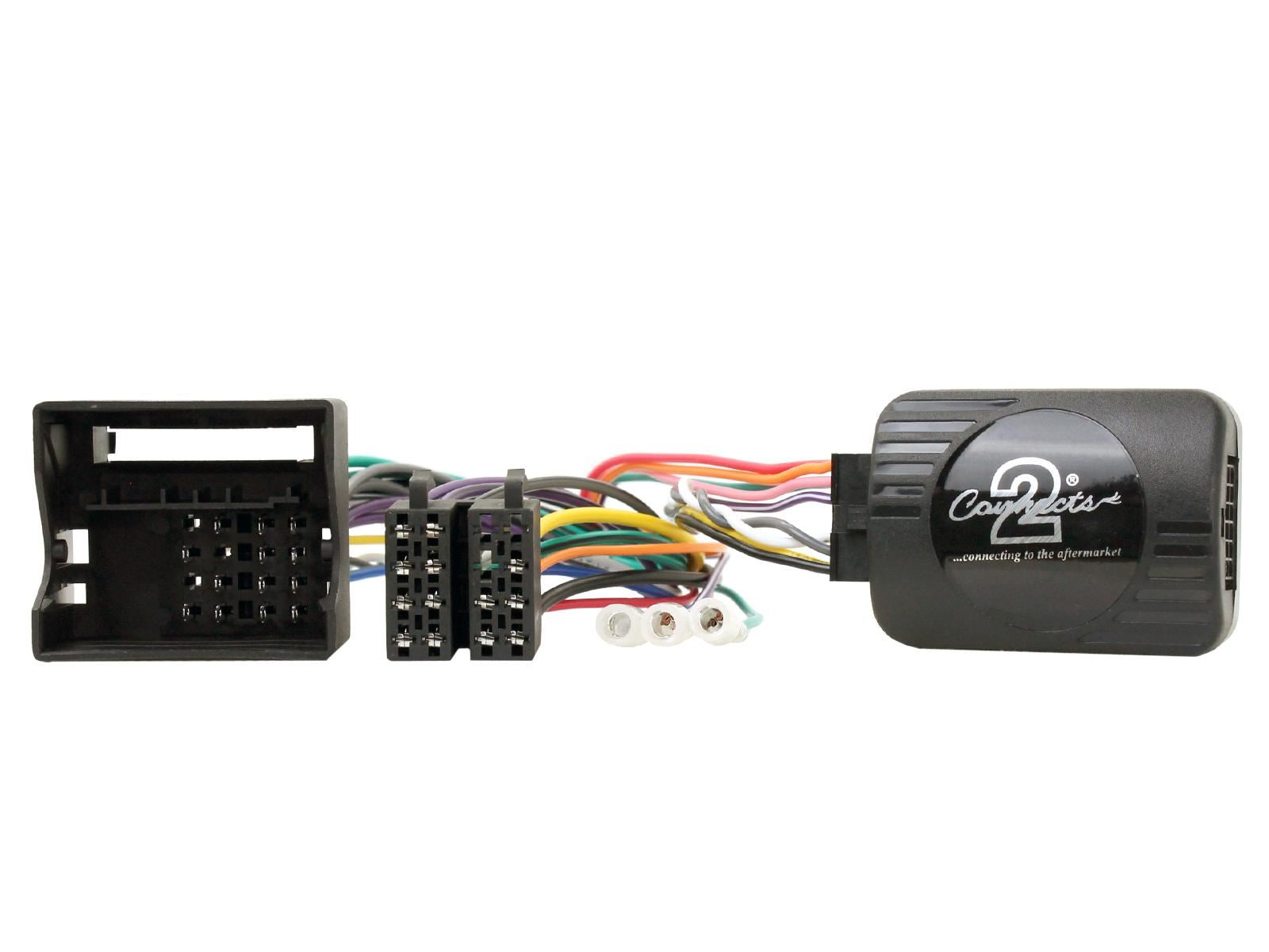 Connects2 CTKVW04 - Volkswagen Golf/EOS 2004 - 2012 Single Din Fascia & Steering Wheel Interface Installation Kit