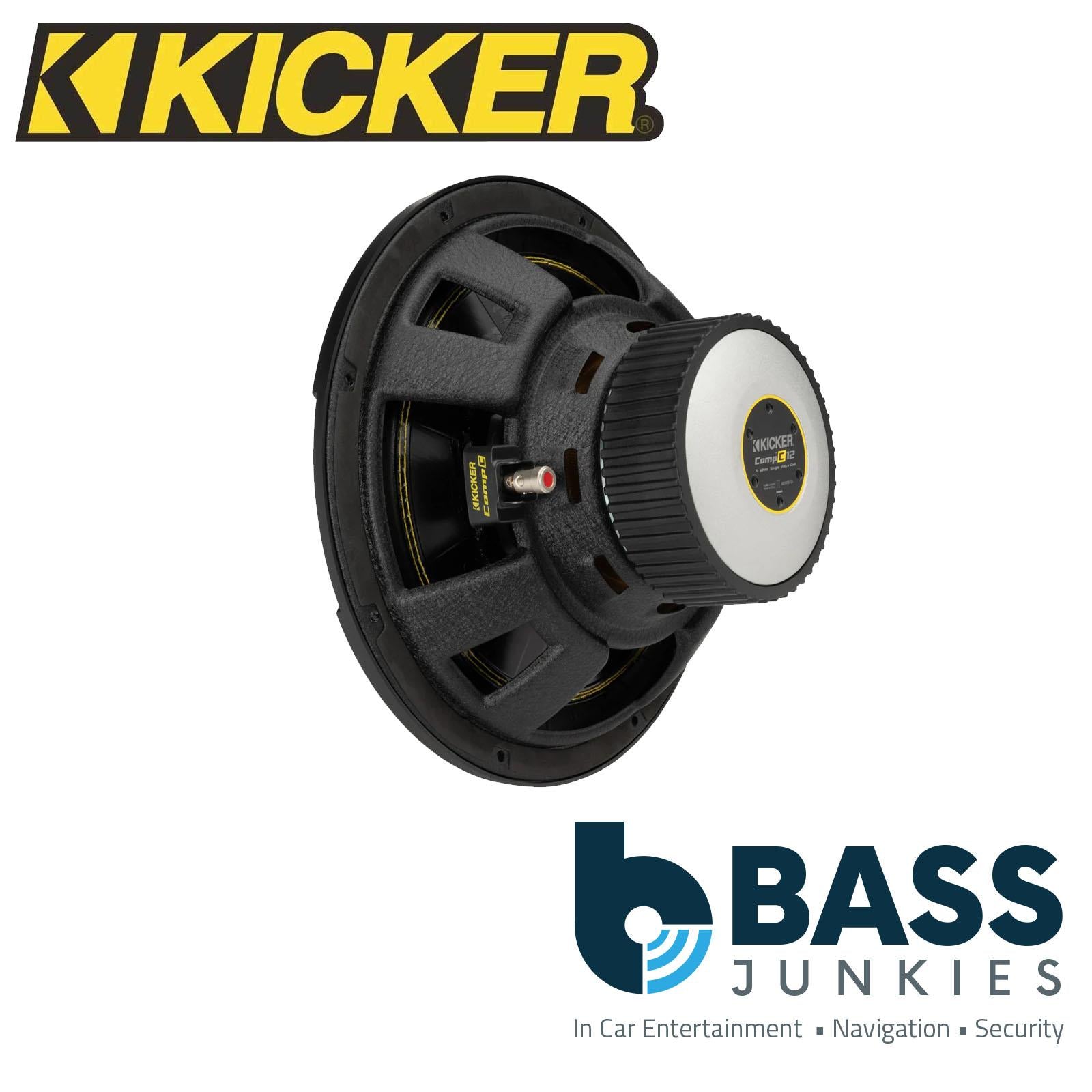 KICKER KA50CWCS124 12 Inch 4 Ohm 600W Single Voice Coil Car Audio Subwoofer
