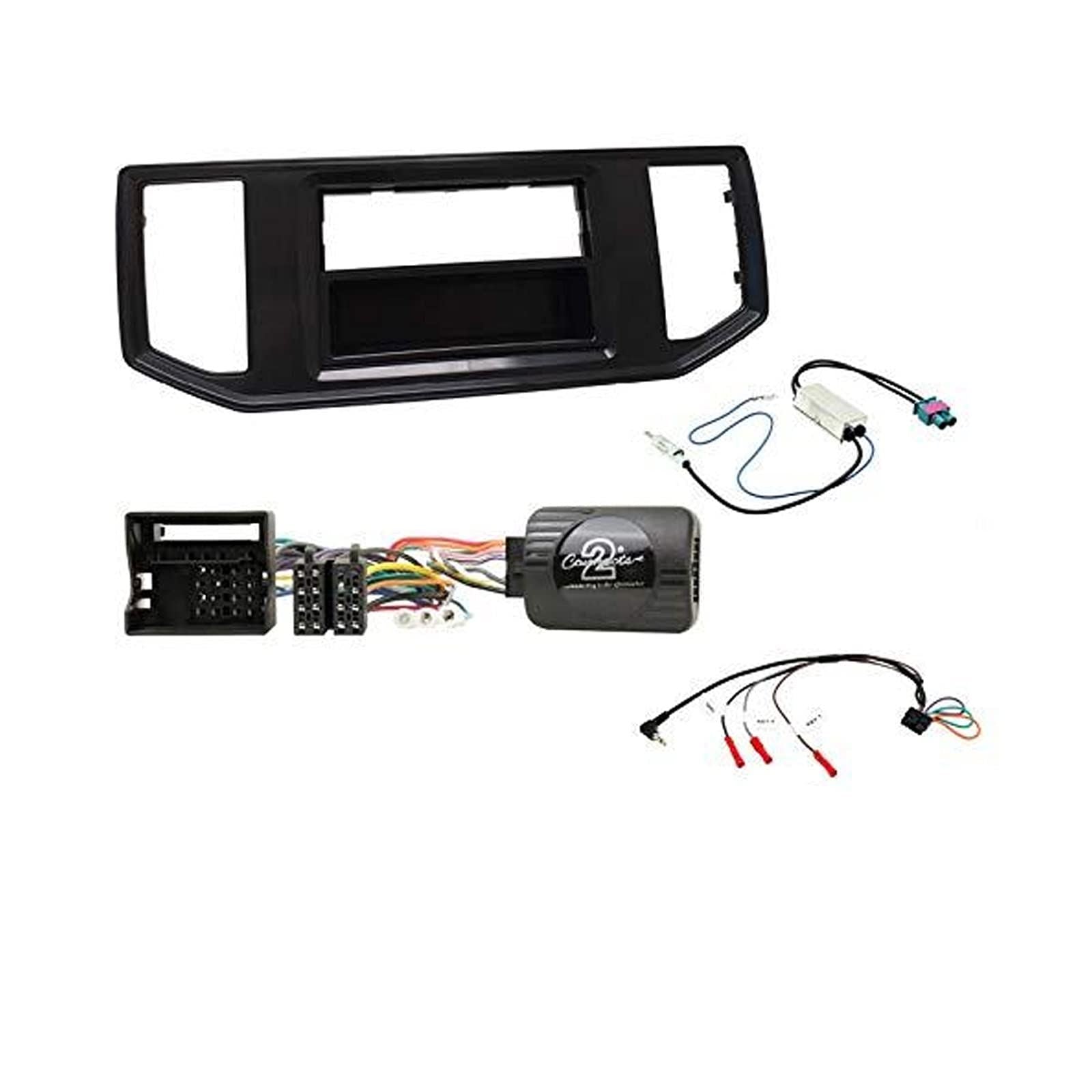 Connects2 CTKVW21 - Volkswagen Crafter, Grand California 2017 Single Din Fascia & Steering Wheel Interface Installation Kit