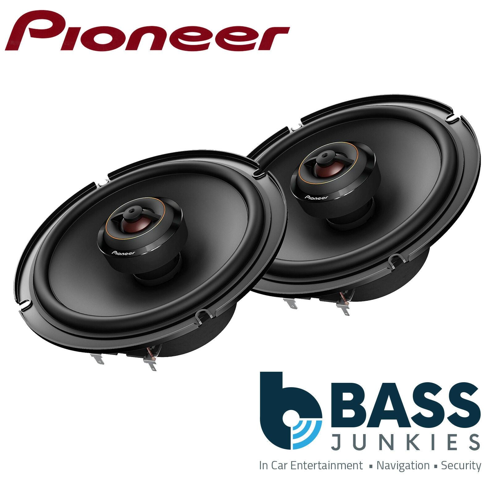 Pioneer TS-D65F 6.5" 2-Way Coaxial 540 Watts a Pair 4 Ohm Car Door Speakers