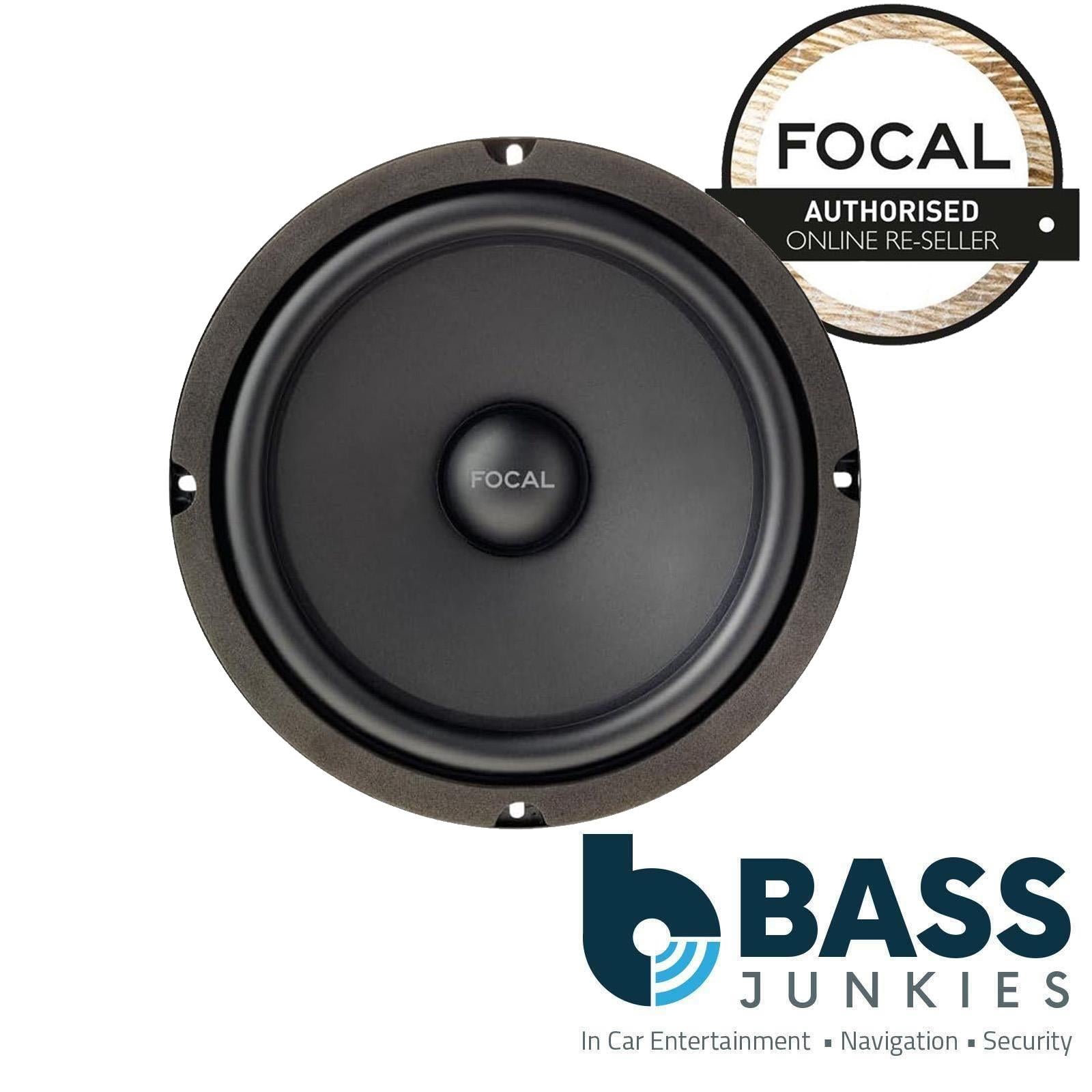 Audi TT 2007-2014 Focal ISU200 8" 20cm 320 Watts Car Front Door Component Speakers & Fitting Kit