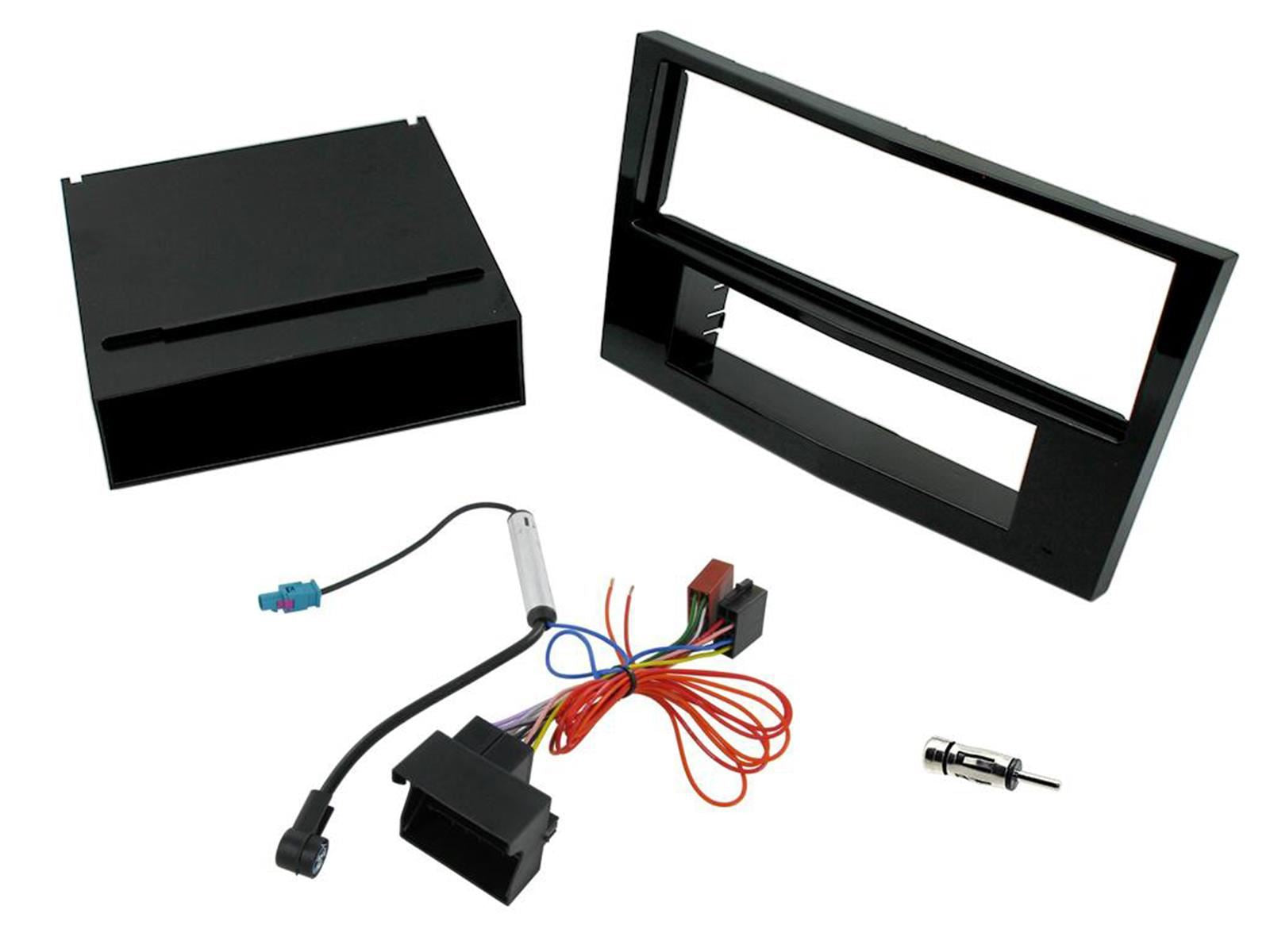 Single Din Stereo Fitting Kit + Steering Wheel Stalk Controls to fit Vauxhall Astra 2004-10 | Vauxhall Corsa 2006-13 | Vauxhall Zafira 2005-14