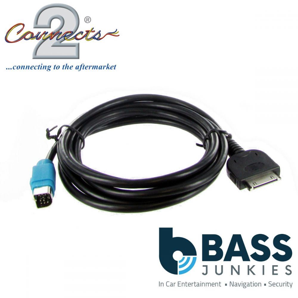 Connects2 CT29IP26 Alpine KCE-433I Car Stereo Replacement iPod iPhone Adapter Cable Lead