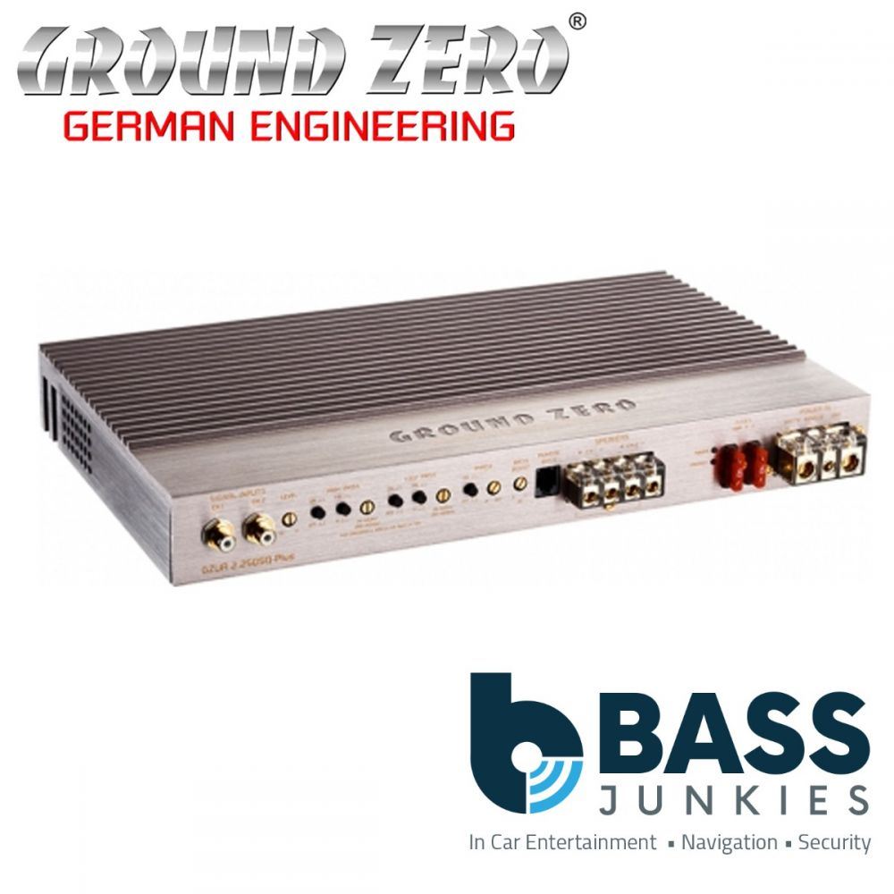Ground Zero GZUA 2.250SQ-PLUS - 2 Channel Sound Quality amplifier - 1200 Watt Max