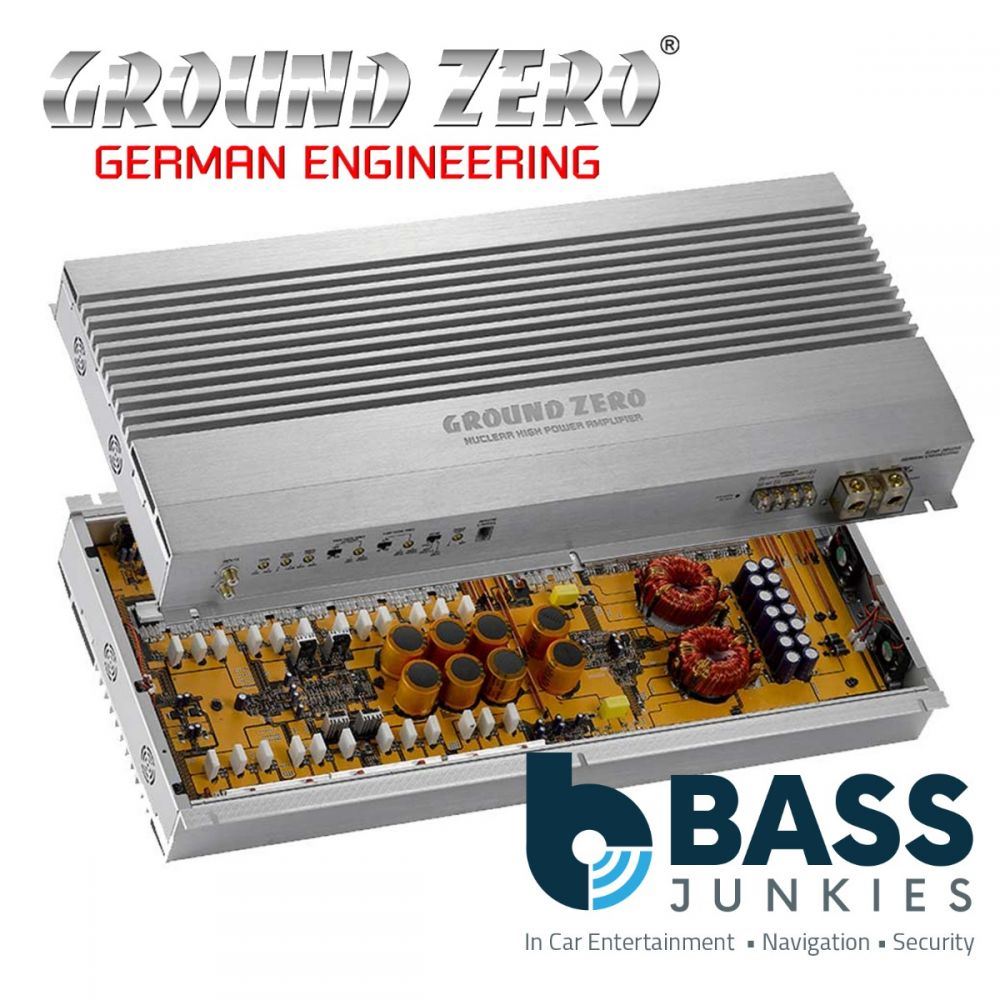 Ground Zero GZNA 2850XII - Class A/B 3000 Watts 2-Channel 1-Ohm Stable Car Amp Amplifier