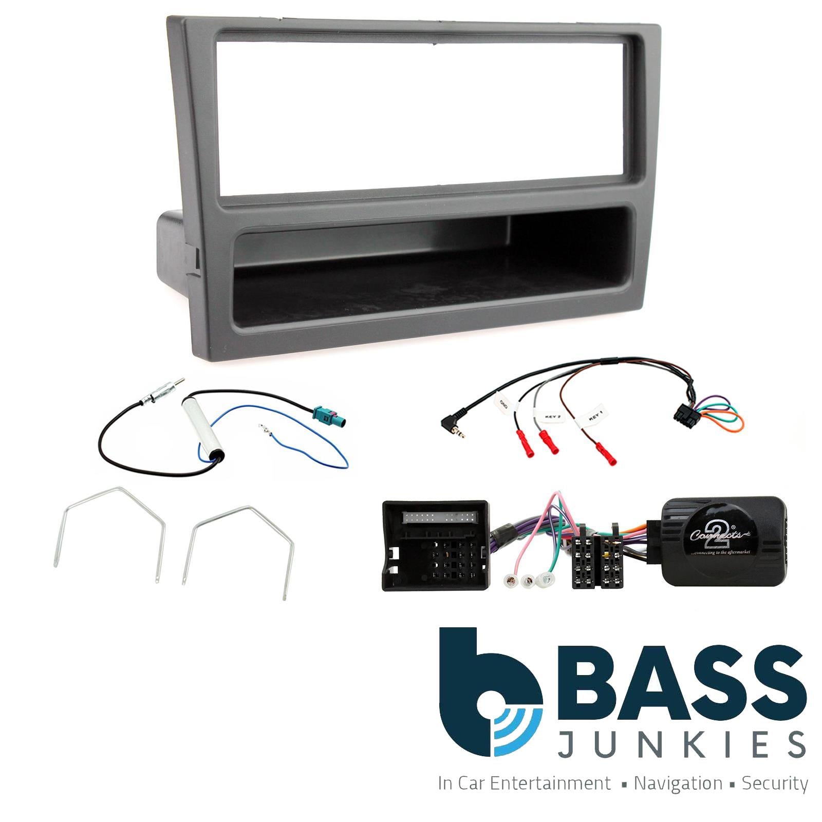 Connects2 CTKVX14 - Vauxhall Single Din Fascia & Steering Wheel Interface Installation Kit