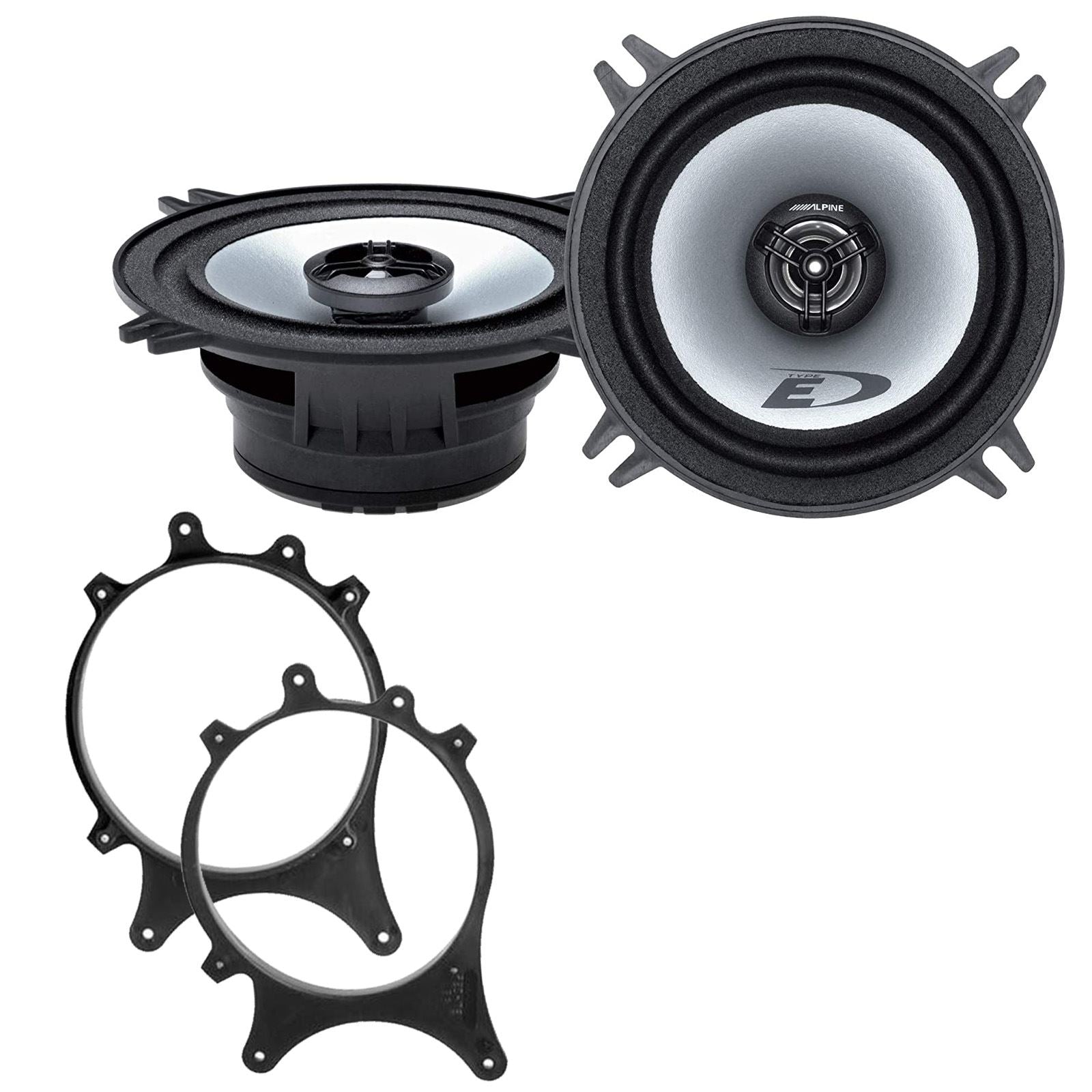 Alpine SXE-1325S 2-Way 130mm/13cm/5.25" Coaxial Speakers (Per Pair 400 Watts) Fits BMW 3-Series 1994-00