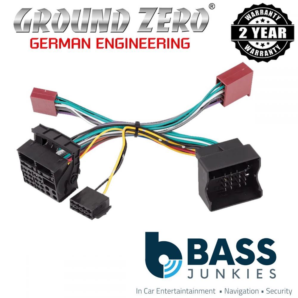 Ground Zero GZCS Iso Quadlock - Vw / Audi / Bmw / Mercedes Quadlock ISO Adaptor