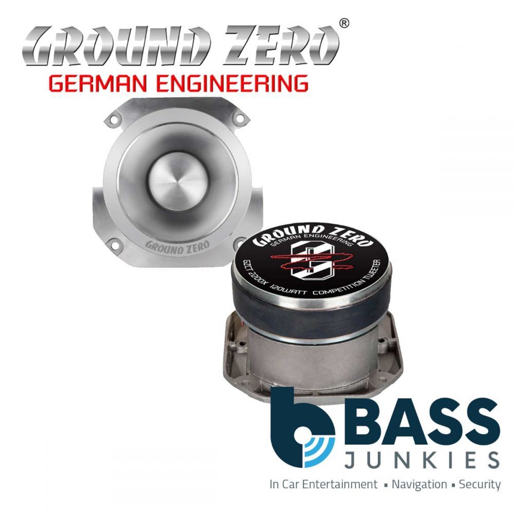 Ground Zero GZCT 2200X - 4.02” Inch 102mm 100 Watts High power Car Compression Tweeter - Single