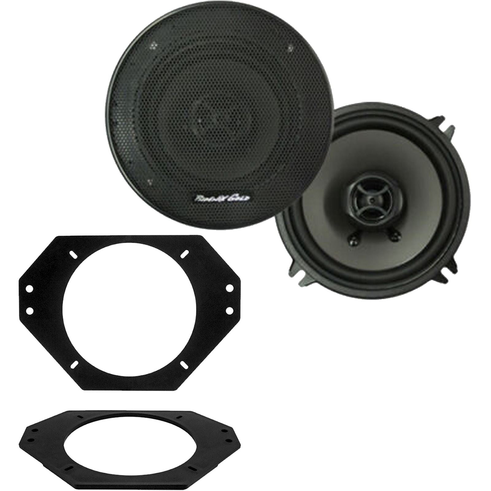 Phoenix Gold Z5CX 2-Way 130mm/13cm/5.25" Coaxial Speakers (Per Pair 280 Watts) Fits Jeep Wrangler 1997-06