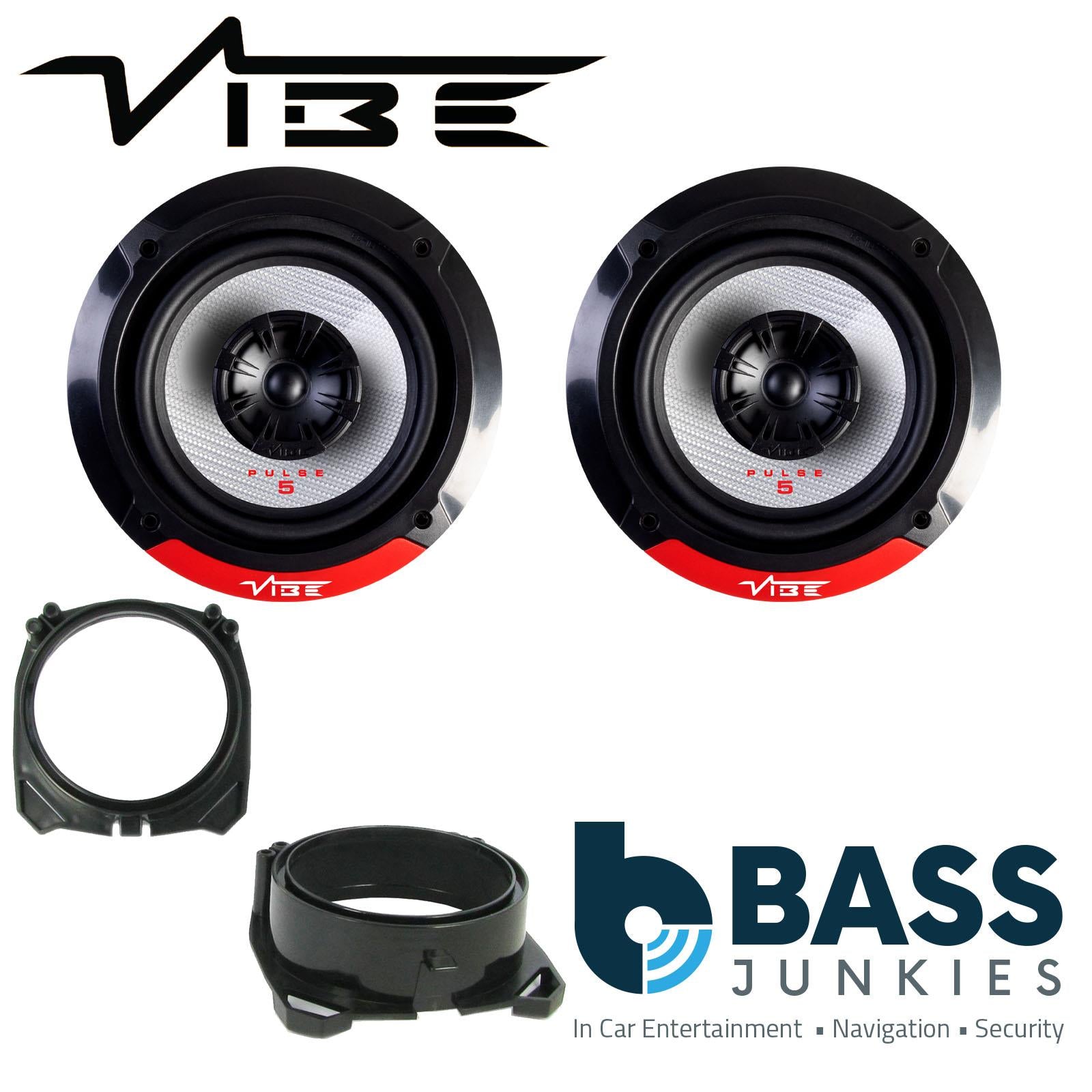 Vibe PULSE5-V3 Coaxial Speakers Fits Ford Fiesta 1989-96