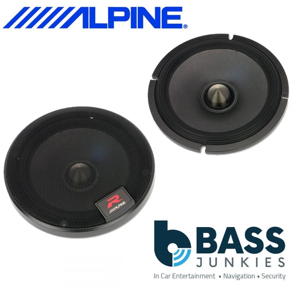 Alpine R-Series R-S65C 6.5" 16.5cm 300 Watts 2 Way Component Speakers (Pair)