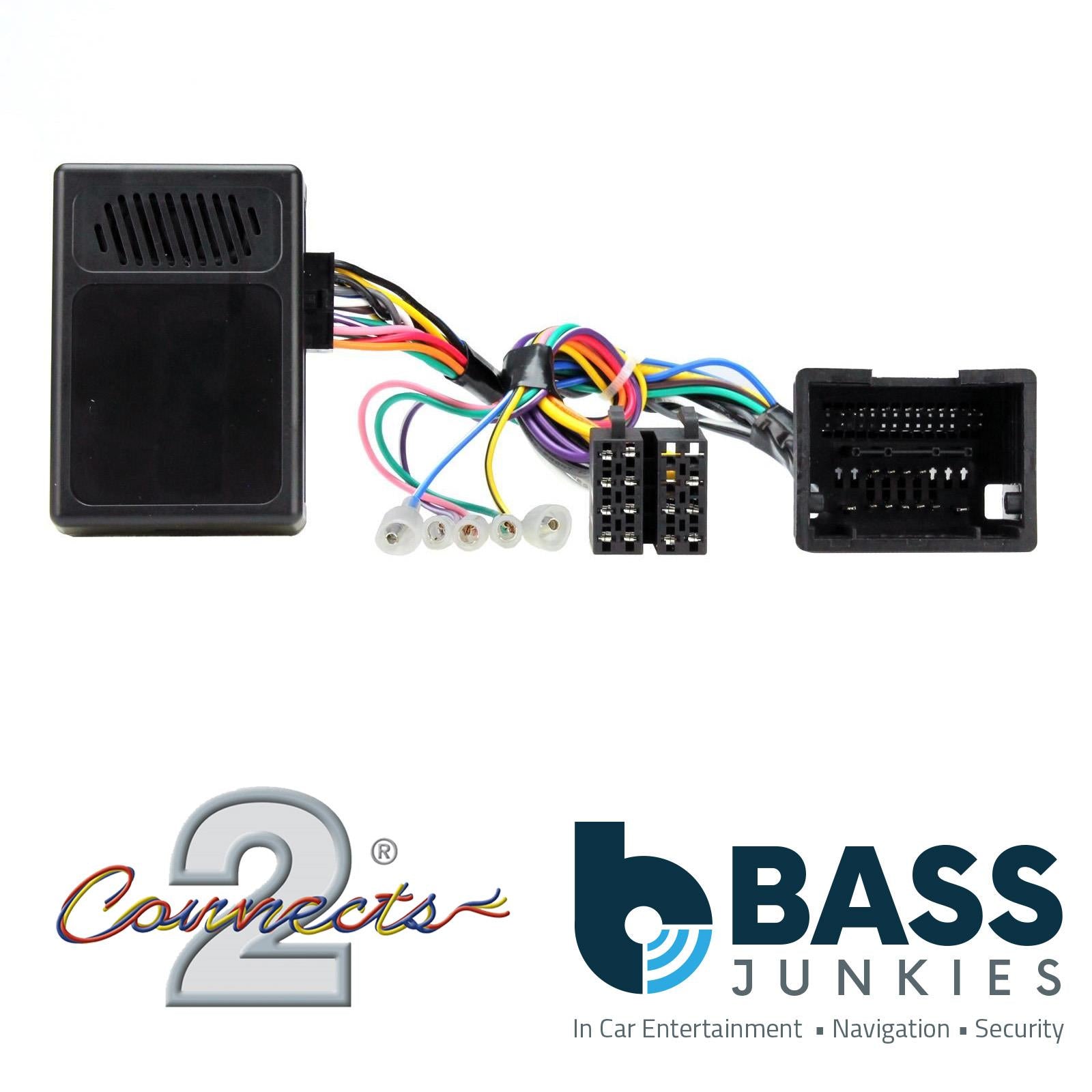 Single Din Stereo Fitting Kit + Steering Wheel Stalk Controls to fit Vauxhall Insignia 2008-14