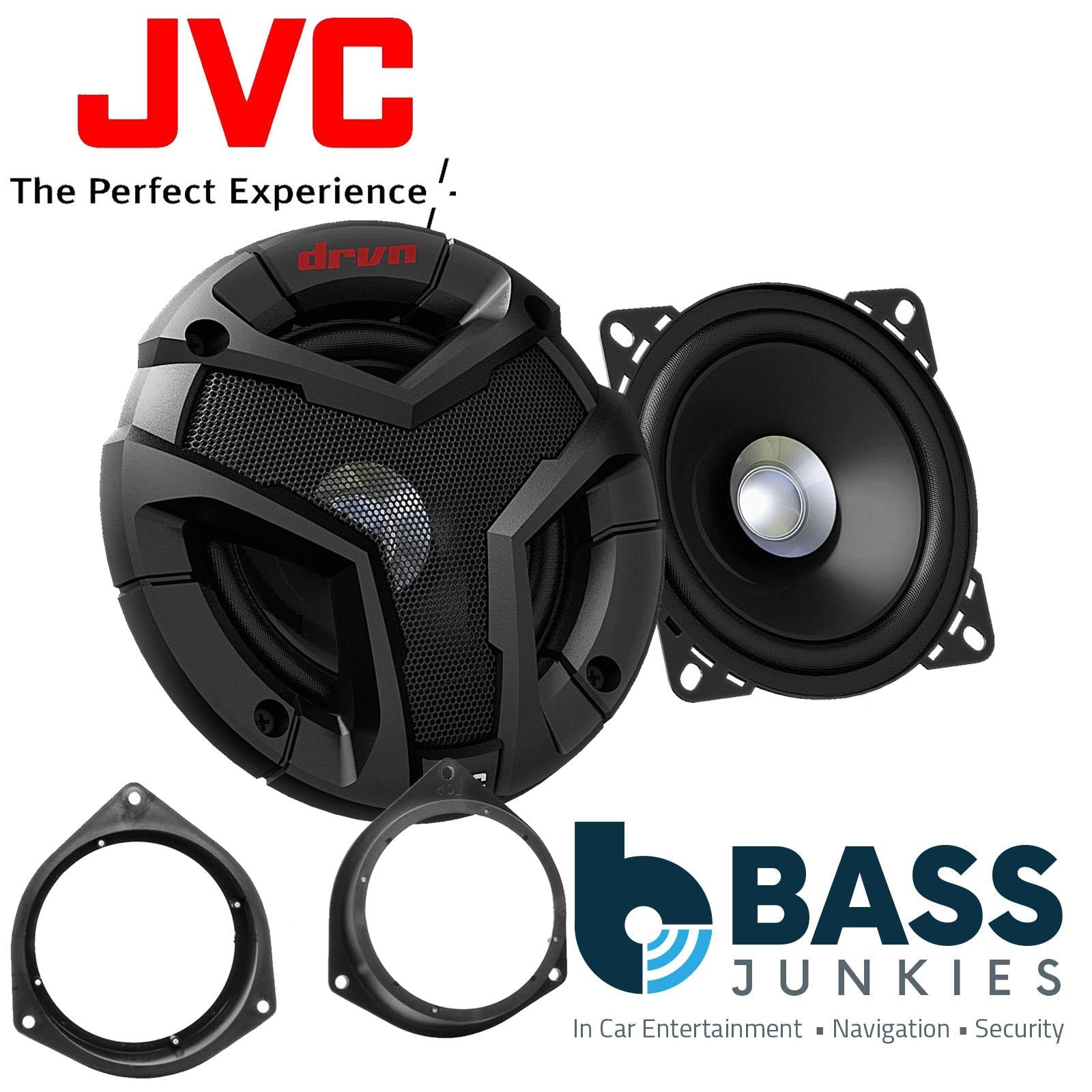 JVC CS-V418 4" 10cm Dual Cone 360 Watts Car Van Door Coaxial Speakers Pair Fits