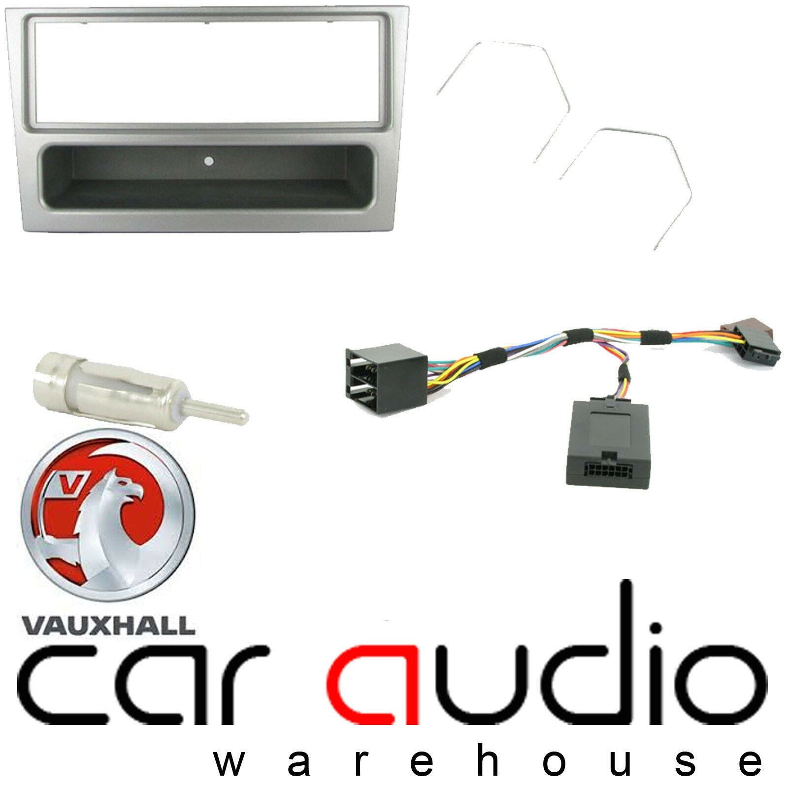 Connects2 CTKVX13 - Vauxhall Single Din Fascia & Steering Wheel Interface Installation Kit