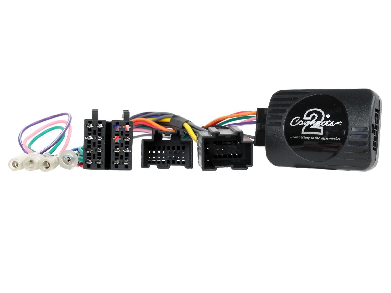 Grundig 6.8" Apple Android Double Din Stereo Fitting Kit + Steering Wheel Stalk Controls to fit Saab 9-3 2006-12