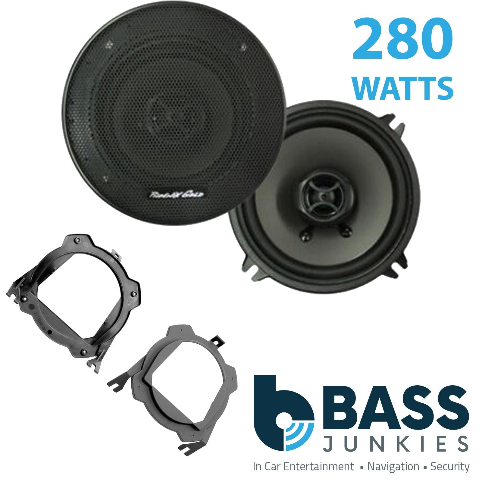Phoenix Gold Z5CX 2-Way 130mm/13cm/5.25" Coaxial Speakers (Per Pair 280 Watts) Fits Vauxhall Corsa 1993-06 | Tigra 94-00
