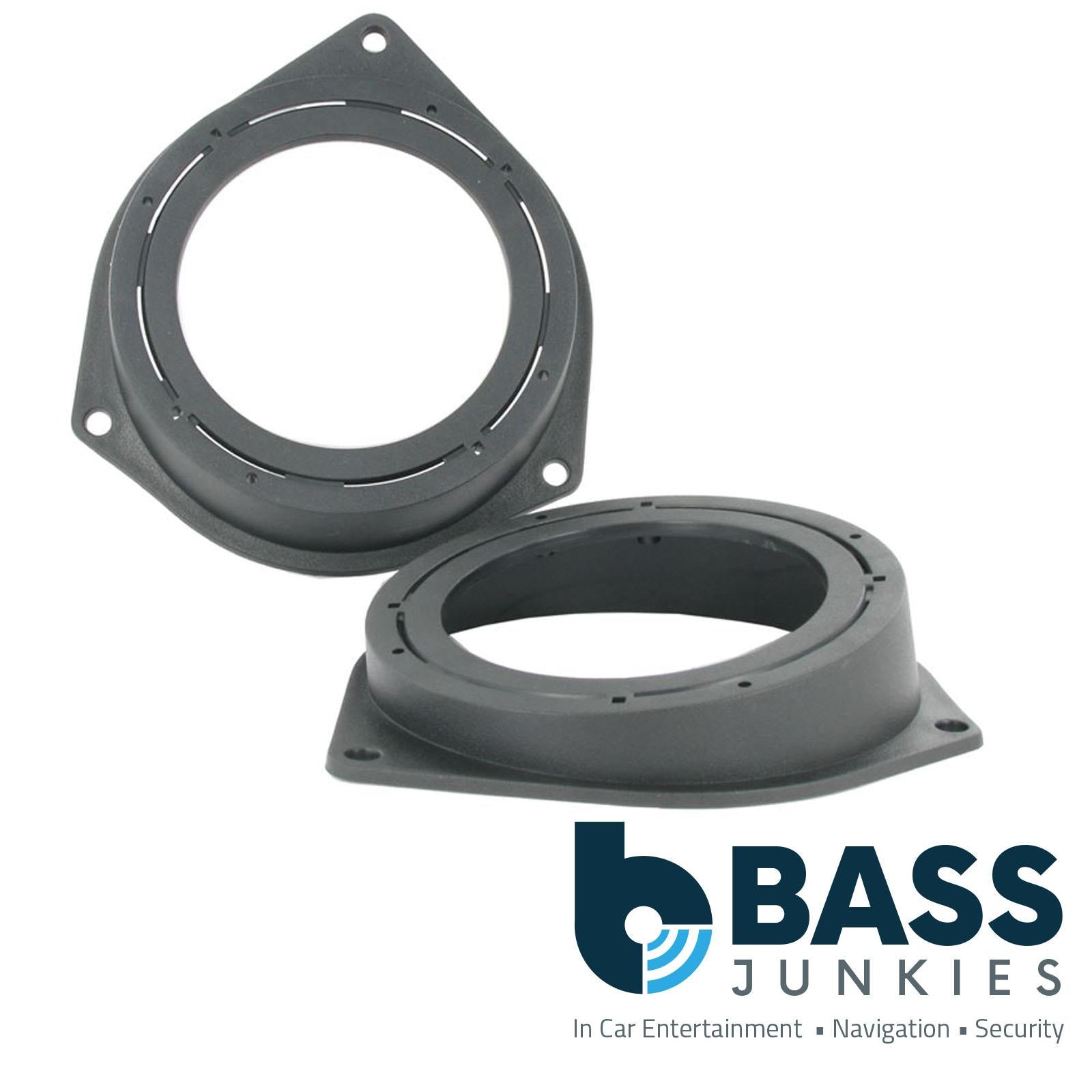 Vive PULSE4 100mm/10cm/4" 2-Way Coaxial Car speakers (Per Pair Max 240|80 watts RMS) Fits Fiat Qubo 2008-18 | 500 07-14 | Bravo 07-14 | Fiorino 08-21 | Punto 12-21 | Grande-Punto 05-09