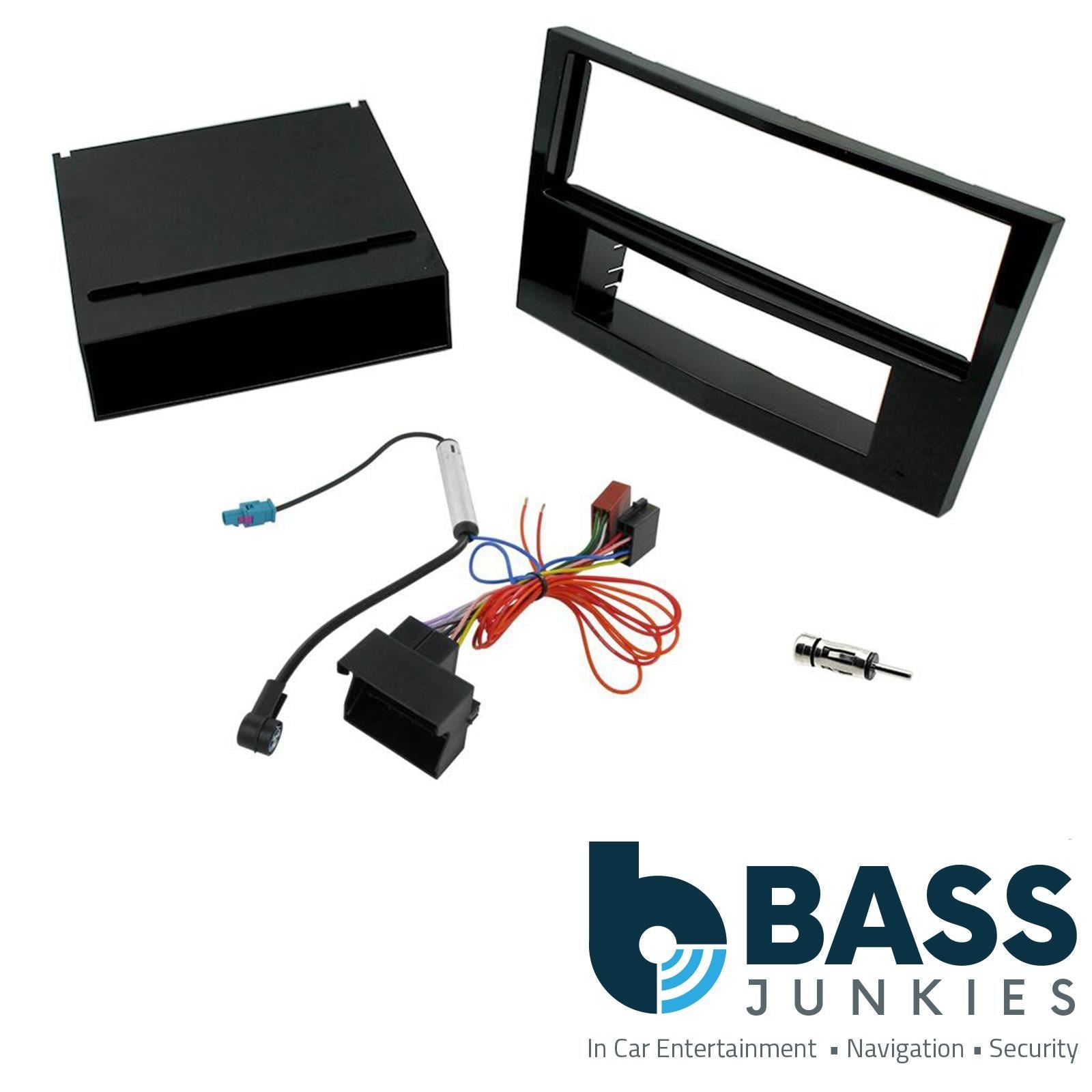Single Din Stereo Fitting Kit + Steering Wheel Stalk Controls to fit Vauxhall Astra 2004-10 | Vauxhall Corsa 2006-13 | Vauxhall Zafira 2005-14