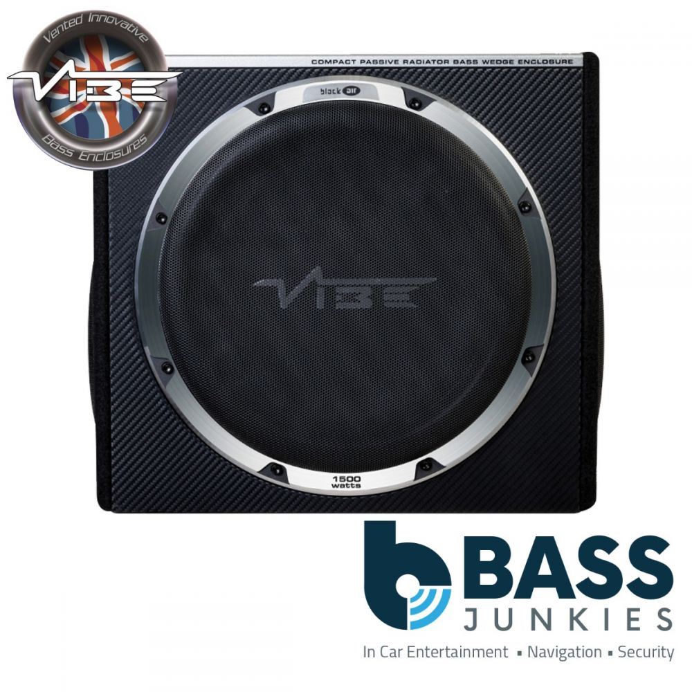 Vibe BLACKAIRC12-V6 12" 30cm 1500 Watts BlackAir Compact Passive Car Subwoofer Enclosure