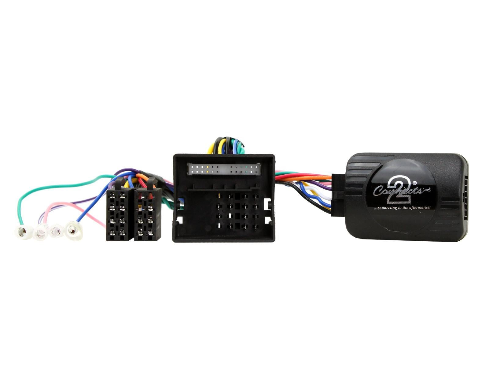 Grundig 6.8" Apple Android Double Din Stereo Fitting Kit + Steering Wheel Stalk Controls to fit Porsche Cayenne 2007-10