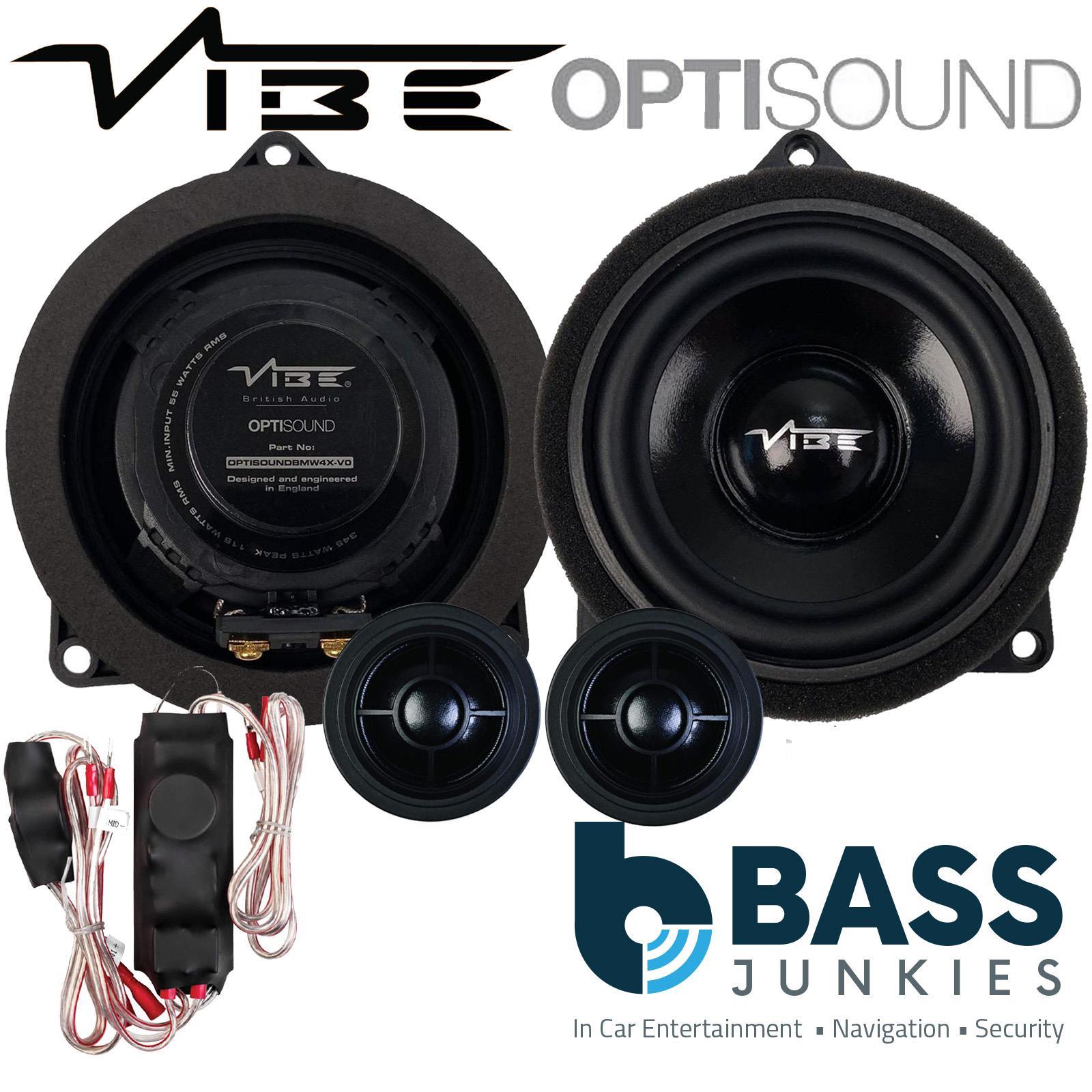 VIBE BMW X1,X3 & 1,3,4,5,6 Series 2-Way Component Car Speaker Upgrade Kit