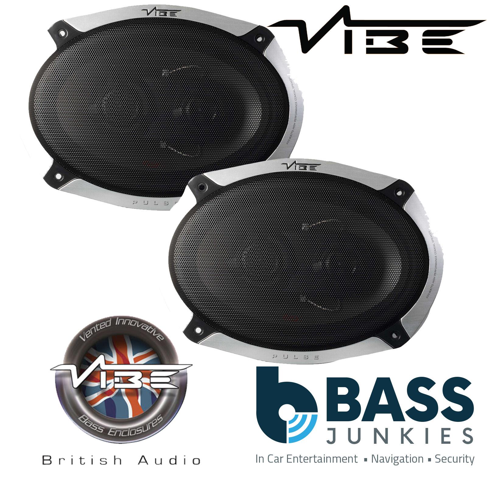 Vibe PULSE 69 3 Way 600 Watts a Pair 6x9" Car Van Truck Parcel Shelf Speakers