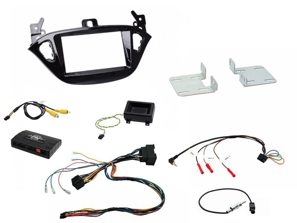 Connects2 CTKVX22 - Vauxhall Double Din Fascia & Steering Wheel Interface Installation Kit