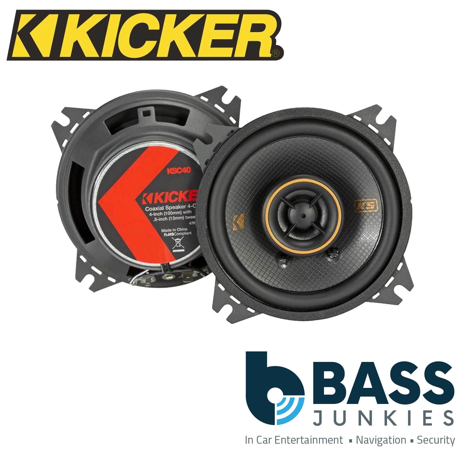 Kicker KA47KSC404 4 inch 2-way 4 Ohms 150W Max Power Car Audio Speakers