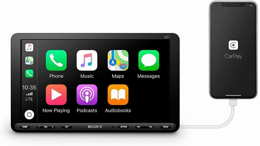 Sony XAV-AX8050D 8.95 9" CarPlay Android DAB Bluetooth Weblink Cast Car Reciever