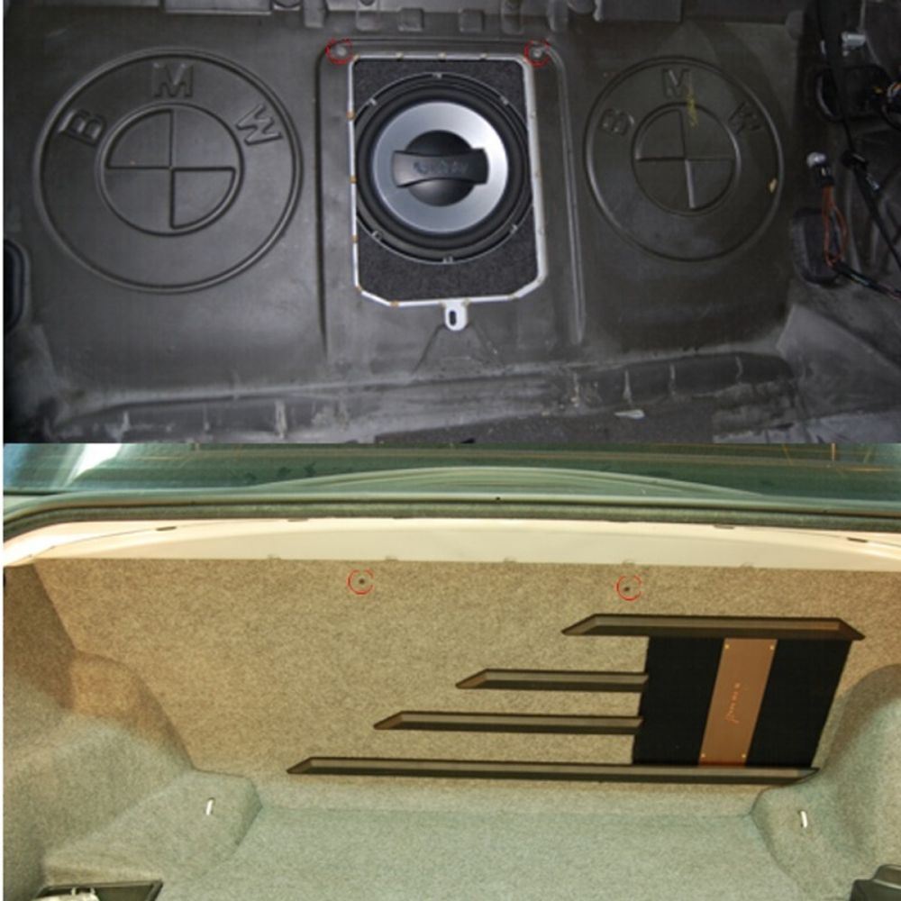 T1 Audio - BMW 3 E46 Saloon 1998 - 2007 Boot Custom Fit 12" Car Sub Subwoofer Bass Box