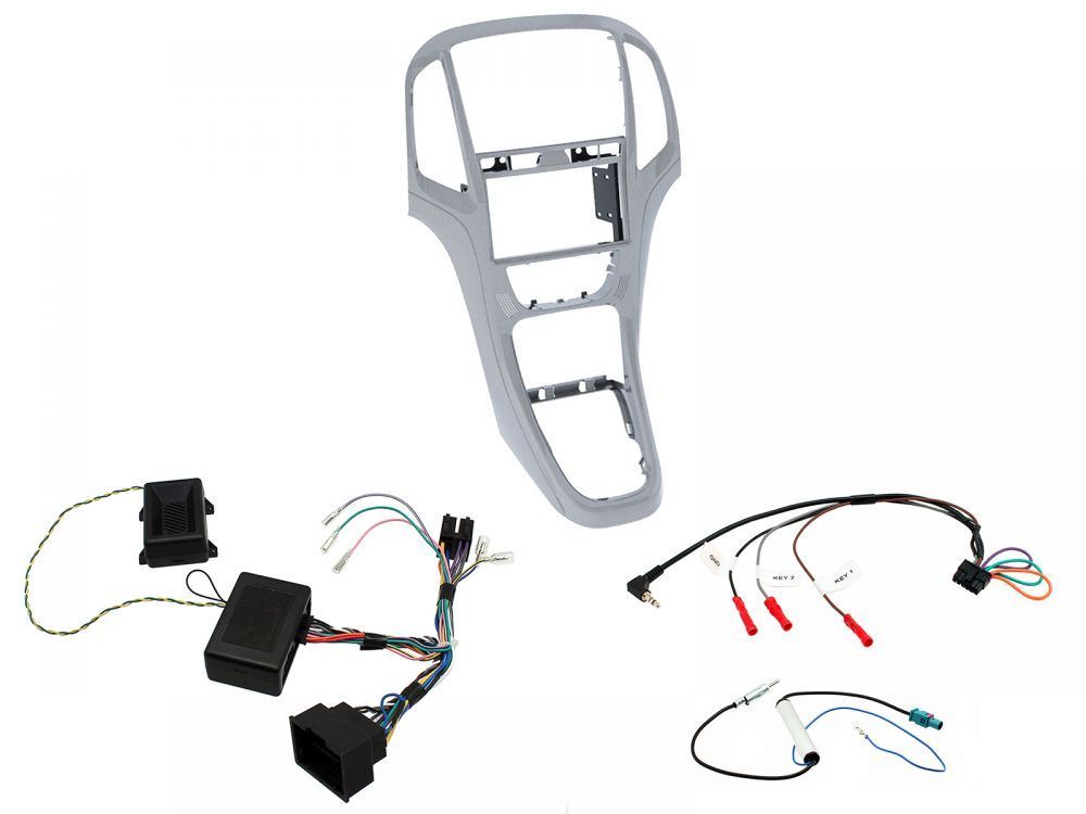 Connects2 CTKVX05 - Vauxhall Astra 2010 - 2015 Double Din Fascia & Steering Wheel Interface Installation Kit