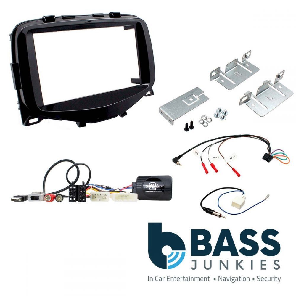 Connects2 CTKTY17 - Toyota Aygo 2014 Onwards Double Din Fascia Installation Kit