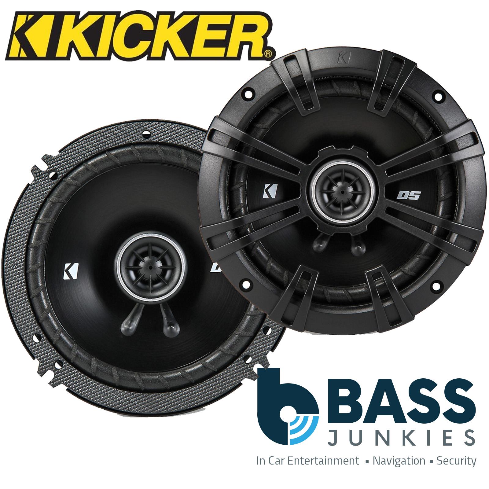Kicker 43DSC6504 - 6" inch 16cm 480 Watts a Pair 2 Way Car Door Speakers