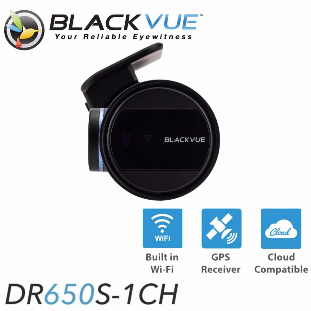 BLACKVUE DR650S 1CH - 128GB - 1080p Full HD @ 30 Frames Per Second (FPS), 2.4 Front Car Dash Cam