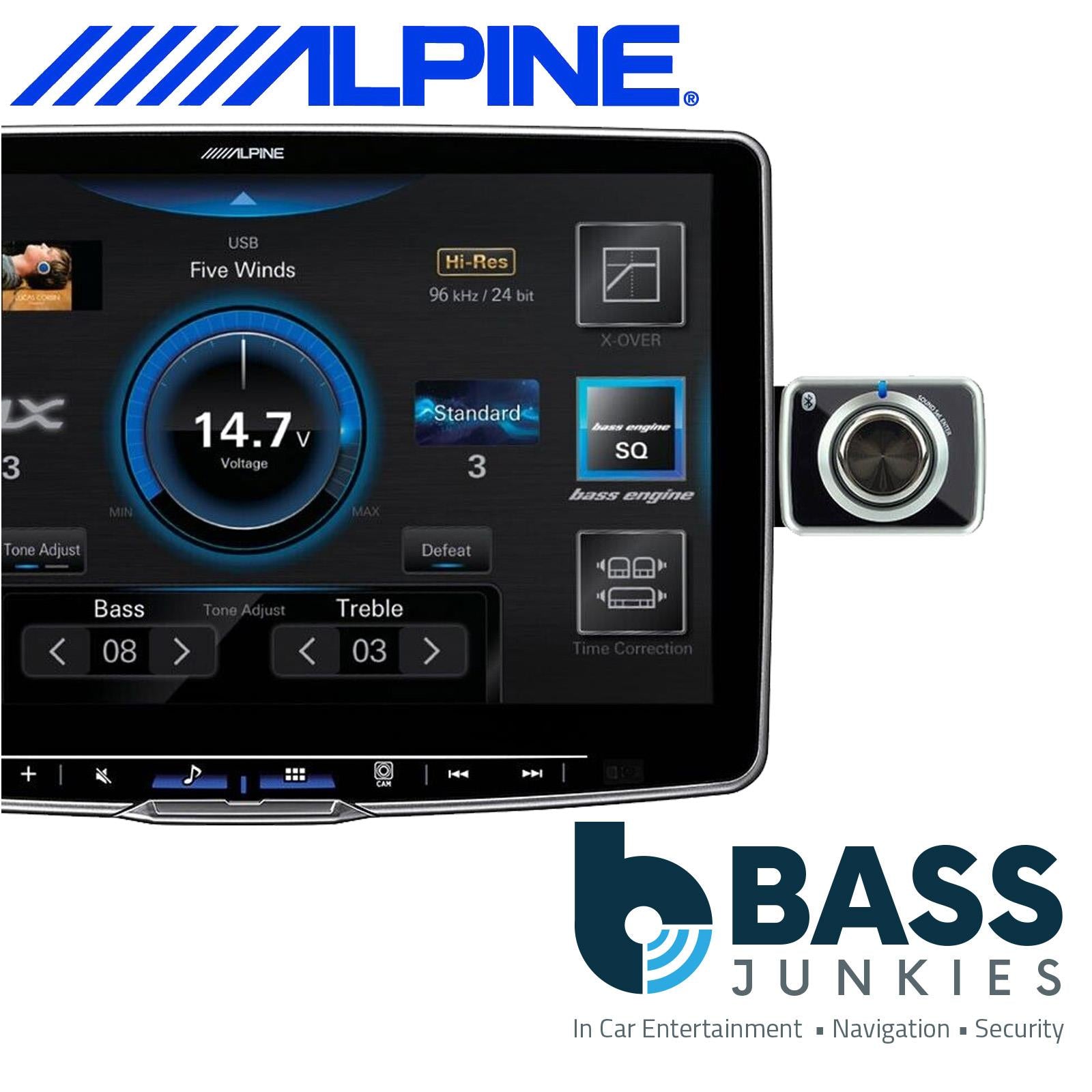Alpine RUE-BK01 - Wireless Volume Controller for iLX-F115D iLX-F905D iLX-705D i905D-F