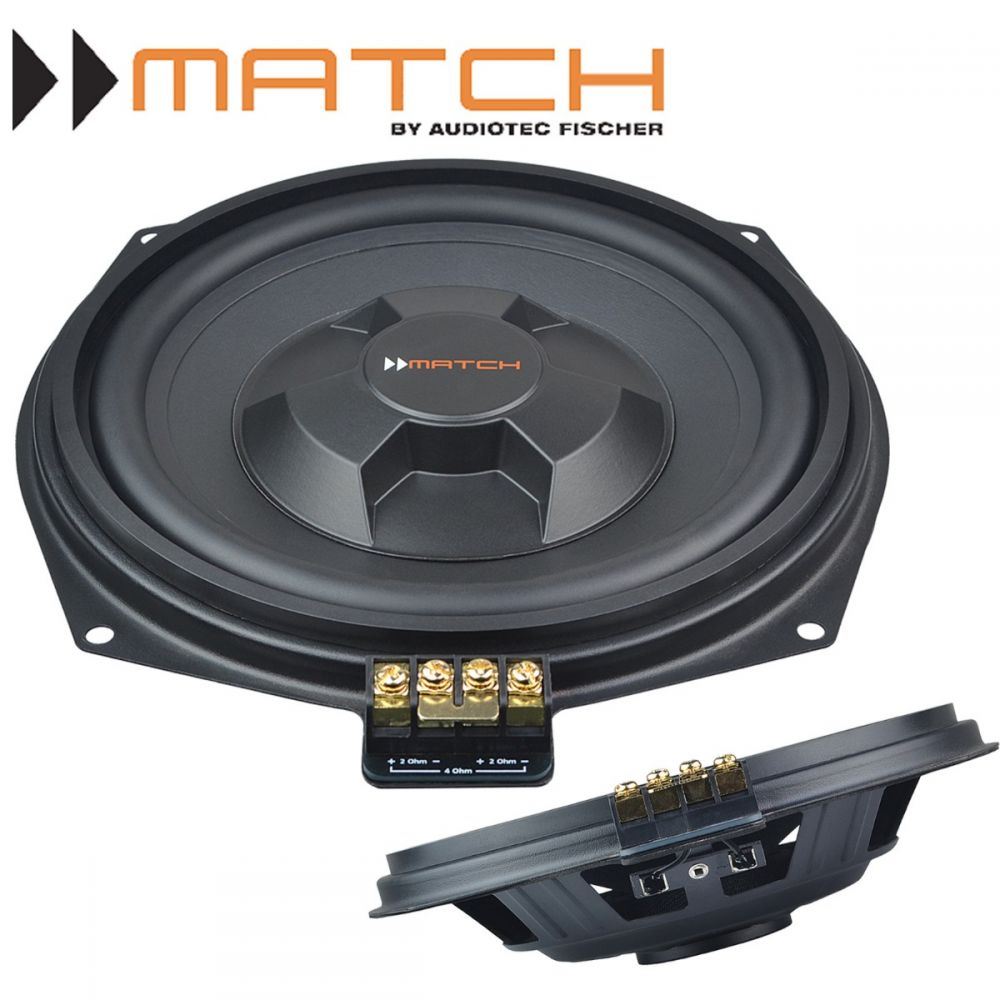 BMW 8BMW-D 8" Inch 200 mm Dual 2Ω Ohm 200 Watts RMS Car Specific Shallow Mount Sub Subwoofer