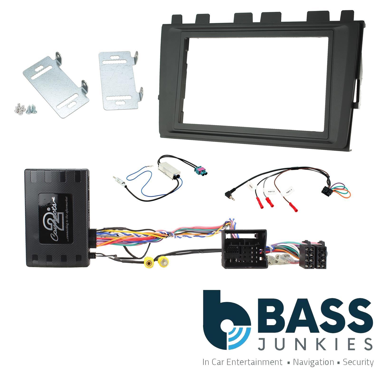 Connects2 Double Din Stereo Fitting kit for Volkswagen Polo 2018-2021 Vehicle Specific Stereo Screen Steering Controls Fitting Kit
