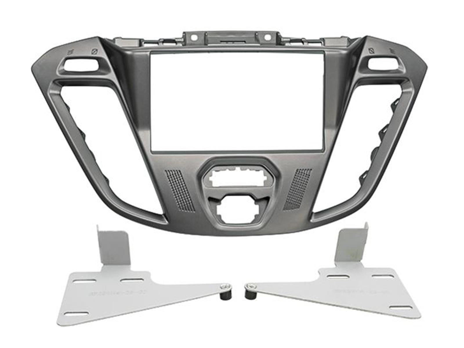 Grundig 6.8" Apple Android Double Din Stereo Fitting Kit + Steering Wheel Stalk Controls to fit Ford Transit-Custom 12-16