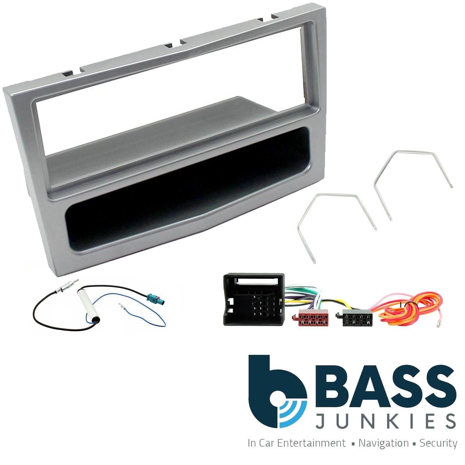 Single Din Stereo Fitting Kit + Steering Wheel Stalk Controls to fit Vauxhall Astra 2004-10